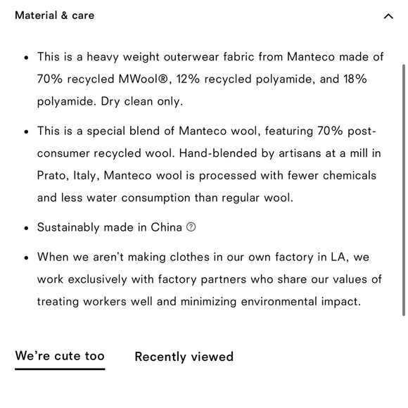 NWOT Reformation Rocky Oversized Shirt Jacket in Nutella - Picture 4 of 6